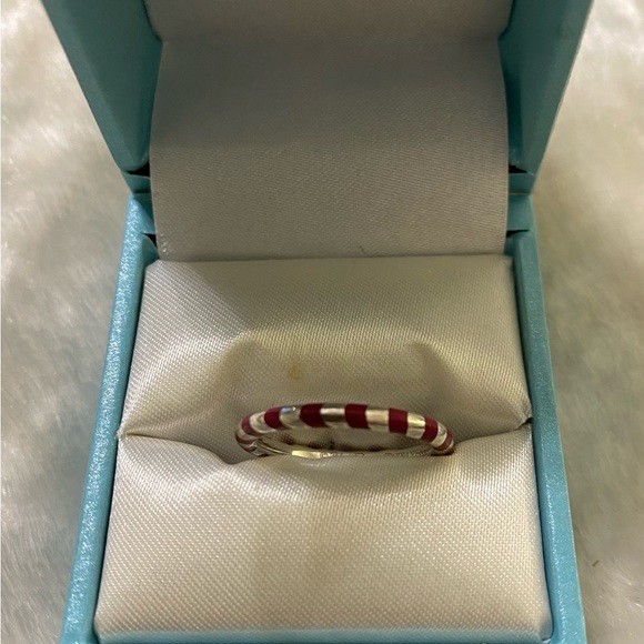 ☘️TIFFANY & CO. RARE! PALOMA PICASSO CANDY CANE BAND RING - Picture 3 of 7